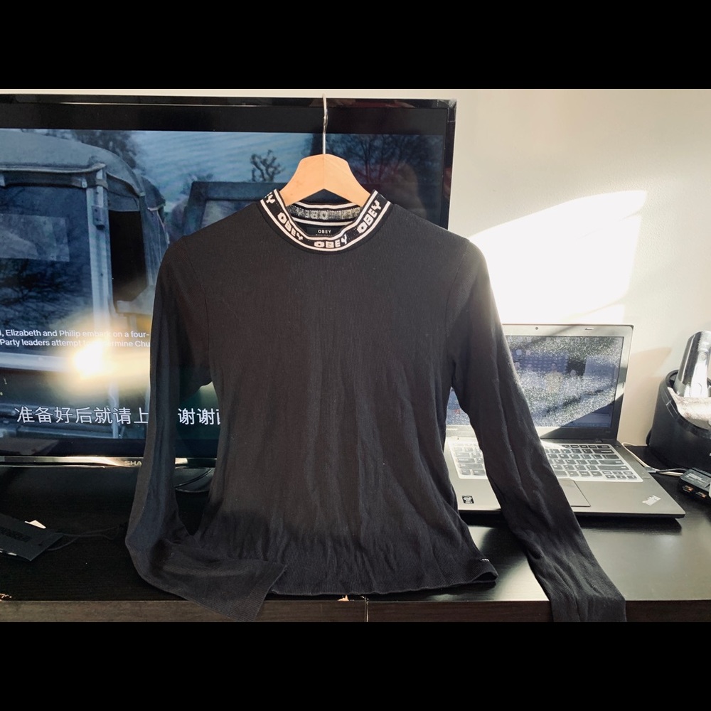 Obey basic t shirt long sleeve